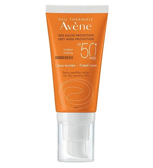 Avène Solaire Crème Teintée SPF 50+ : Haute Protection & Teint Unifié
