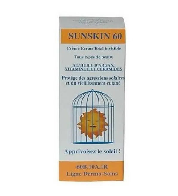 Sunskin 60 : Votre écran total invisible à l'huile d'argan