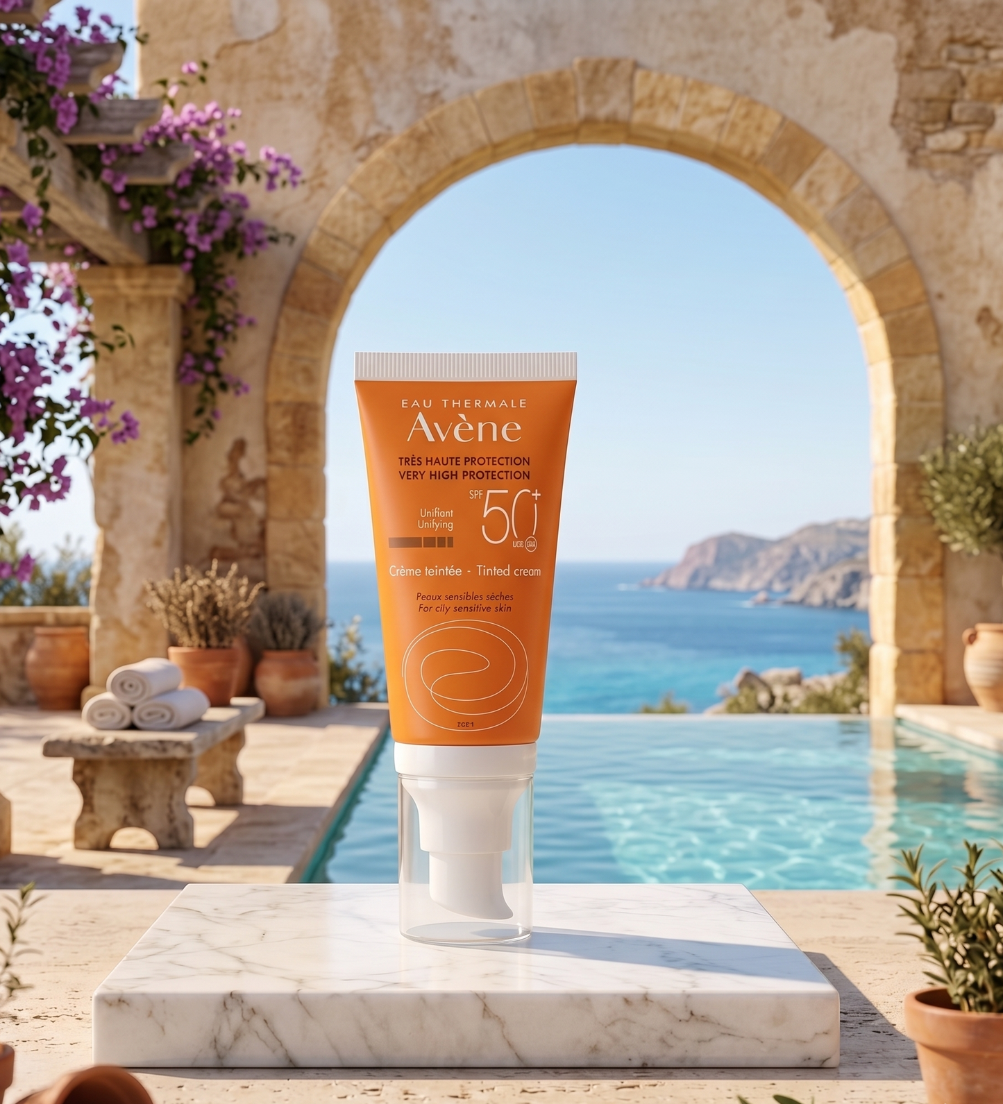 Avène Solaire Crème Teintée SPF 50+ : Haute Protection & Teint Unifié