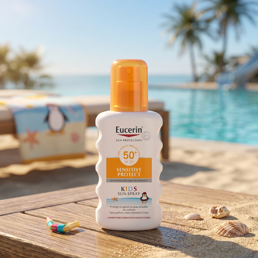 Eucerin Kids Sun Spray SPF 50+ – Protection Solaire Haute Tolérance pour Enfants